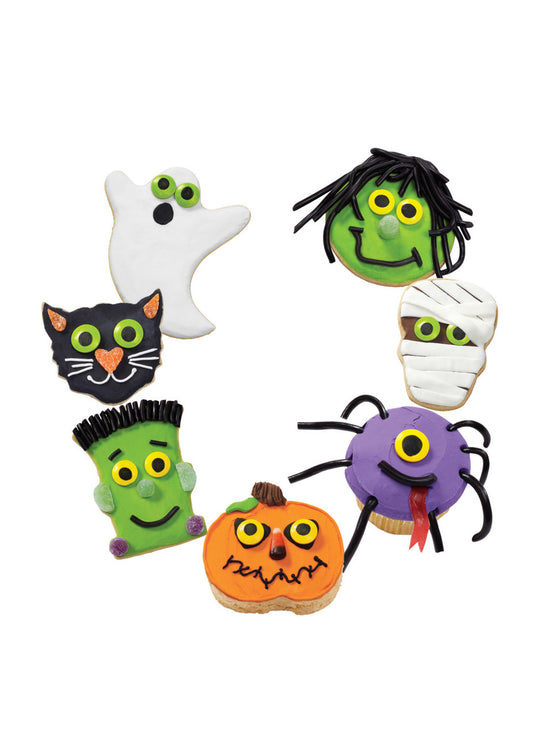 Icing Eyeballs, Spooky Green and Yellow