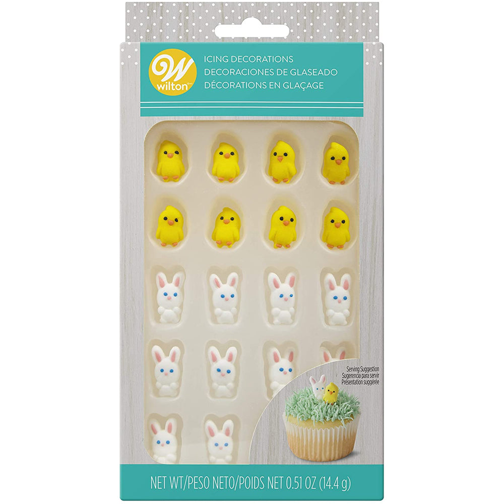 Icing Bunny & Chicks, 24 Pack