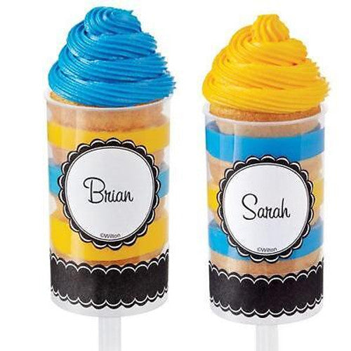 Treat Pop Labels - Black & White