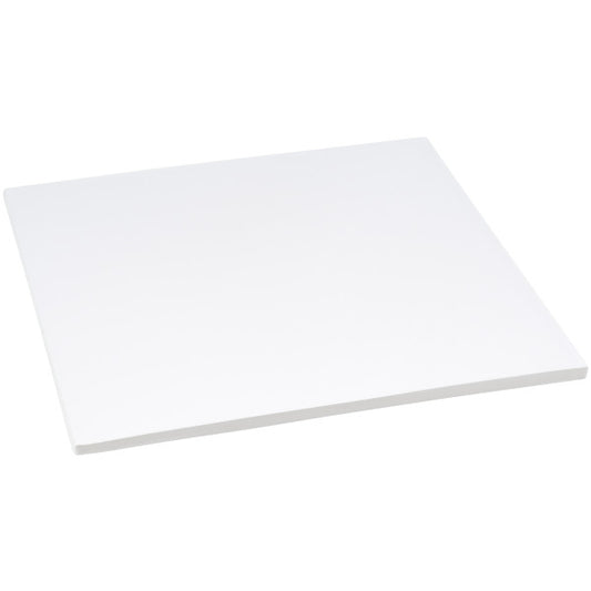 Square Cake Drum, 16", White