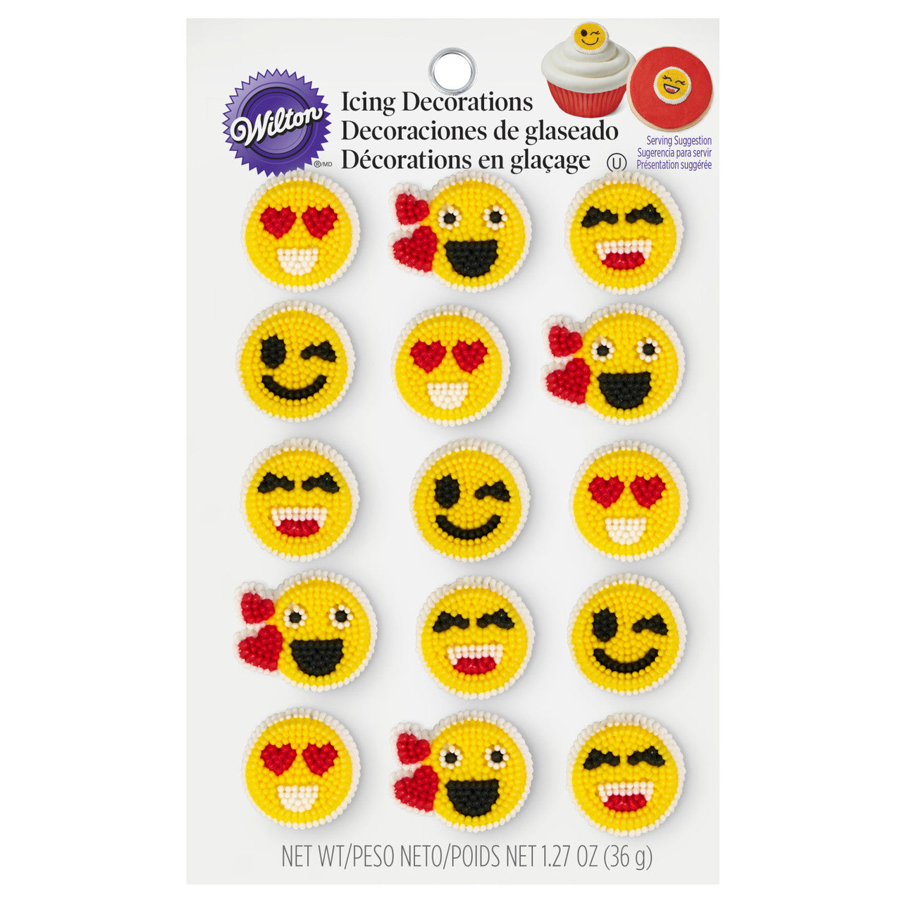 Emoji Icing Decorations, Dot Matrix