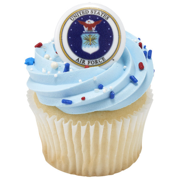 Military Air Force Rings, 8 Pack