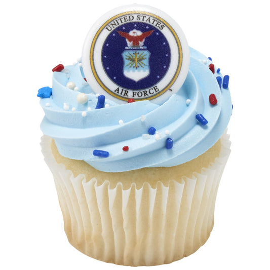Military Air Force Rings, 8 Pack