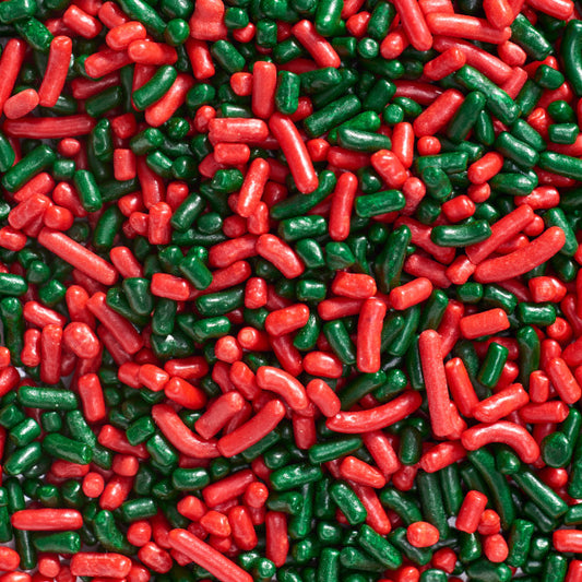 Jimmies, Red and Green, 3oz