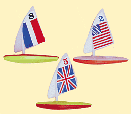 Sailboat Toppers, 3 Pack