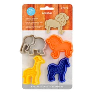 Animal Pastry Stamps, 4 Piece