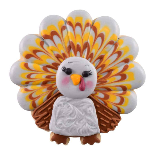Front Facing Turkey Cookie Cutter, 3.5"