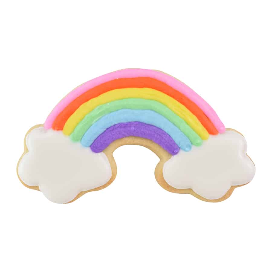 Rainbow with Clouds Cookie Cutter, 4.75"
