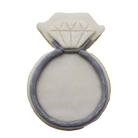 Diamond Ring Cookie Cutter, 3.75"