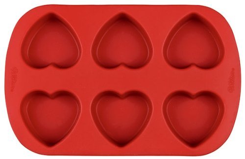 Silicone Mini Heart Mold, 6 cavity