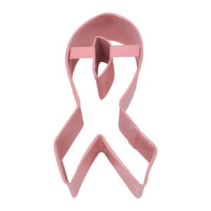 Awareness Ribbon 3.75" Cookie Cutter, Pink
