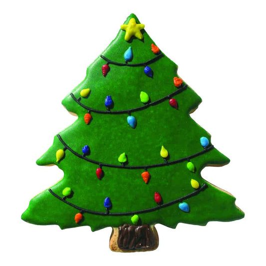 Fancy Christmas Tree Cookie Cutter, 5"