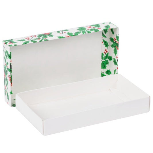 Holly Box, 1/2 lb, 2 Piece