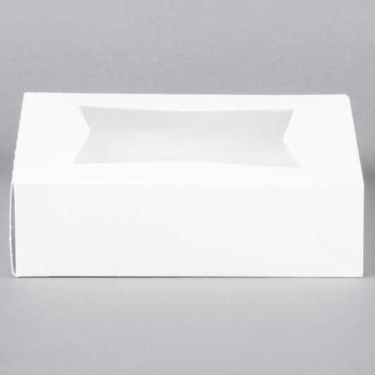 Pie Box with Window, 9" x 9" x 2-1/2"