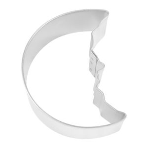 Moon with Face Cookie Cutter, 3"