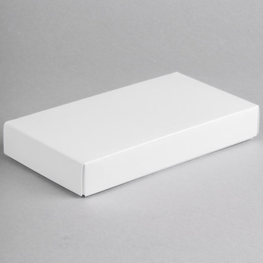 White Candy Box, 1/2 lb. 2-Piece, 5 Pack