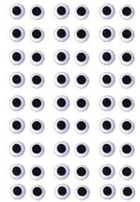 Small Icing Eyes, 1/4", 50 Pack