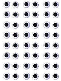 Medium Icing Eyes, 3/8", 50 Pack