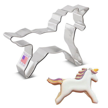 Unicorn Body Cookie Cutter, 4.5"