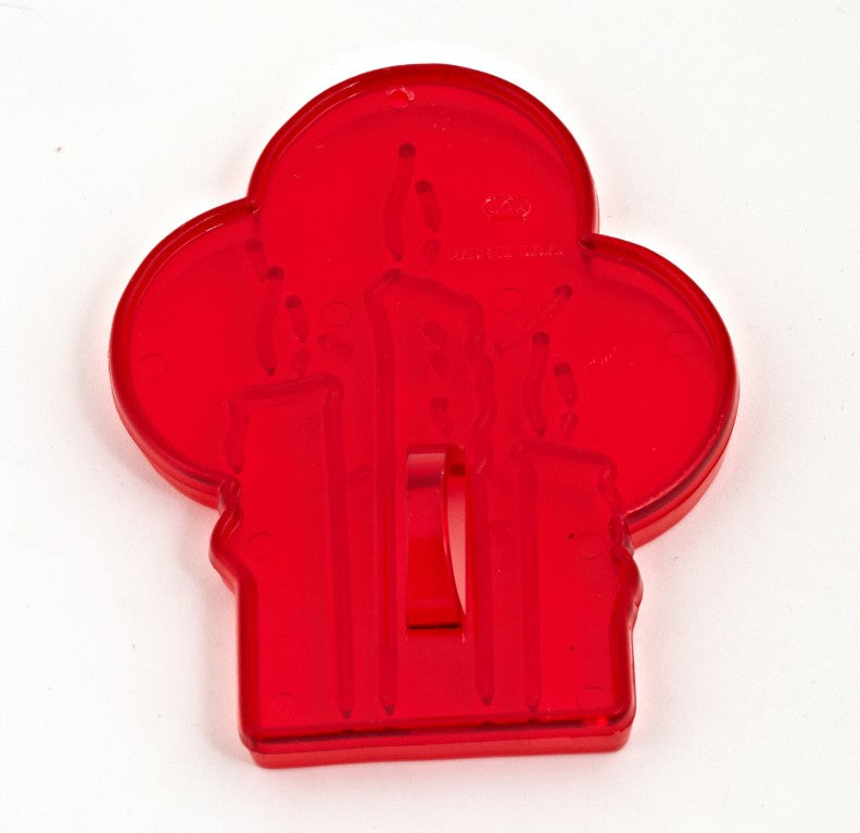 3 Christmas Candles Cookie Cutter