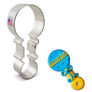 Baby Rattle Cookie Cutter, 4.5"