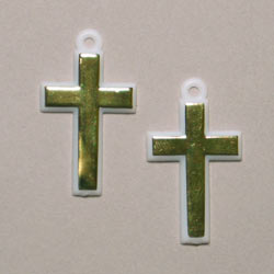 Tiny Gold Crosses, 12 Pack