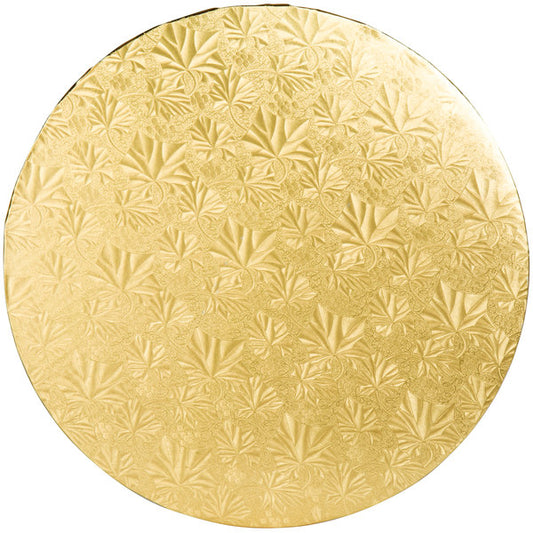 Round Cake Drum, 14", Gold