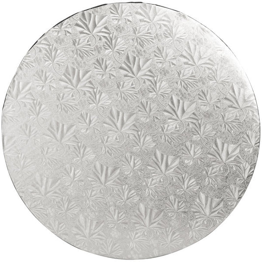 Round Cake Drum, 12", Silver