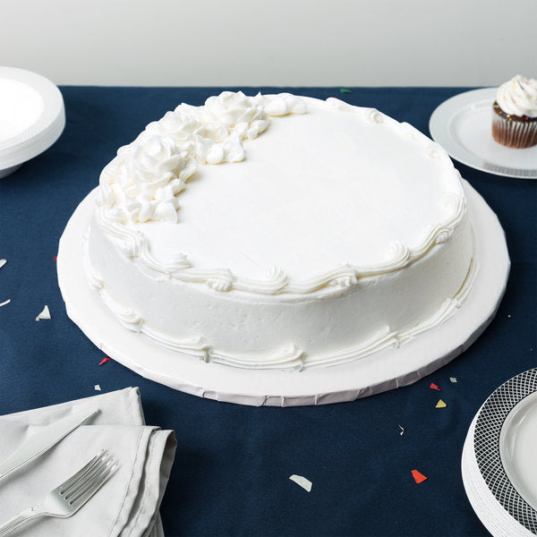 Round Cake Drum, 16", White