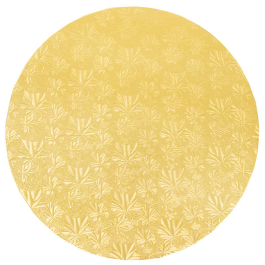 Round Cake Drum, 16", Gold