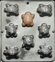 Turtle Tortoise Mold 8-cavity