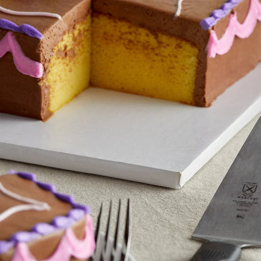 Rectangle Cake Drum, Full Sheet, White