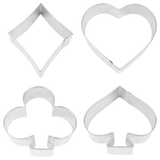 Card Suits Cookie Cutter Set, 4 Piece