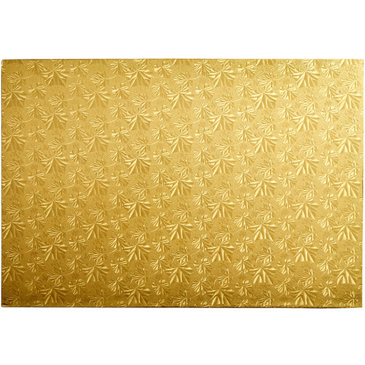Rectangle Cake Drum, Full Sheet, Gold
