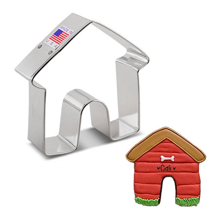 Doghouse Cookie Cutter, 3-3/8"