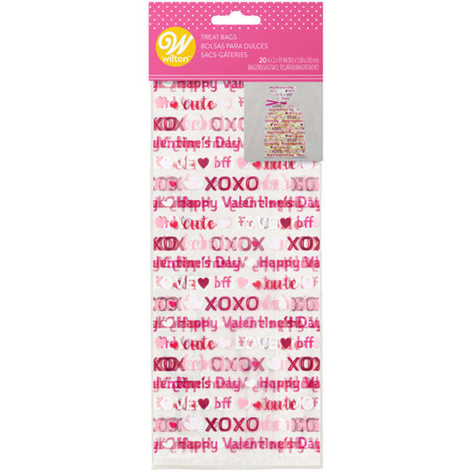 Valentines Say it with Words Treat Bag