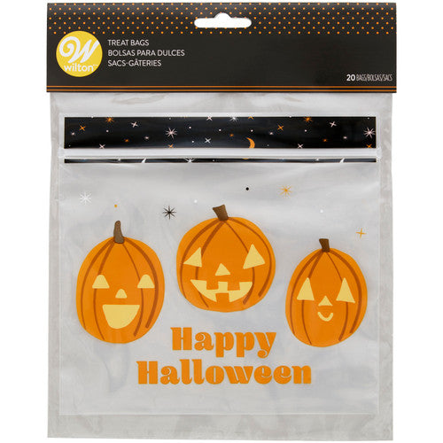 Happy Halloween Resealable Treat Bag, 20 pack