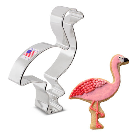 Flamingo Cookie Cutter, 3.75"