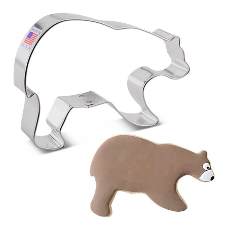 Grizzly / Polar Bear Cookie Cutter, 5"