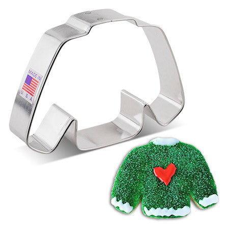 Sweater Cookie Cutter, 4.25"