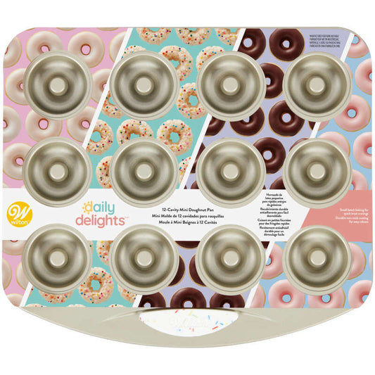 Daily Delights Mini Donut Pan, 12-cavity, Non-Stick