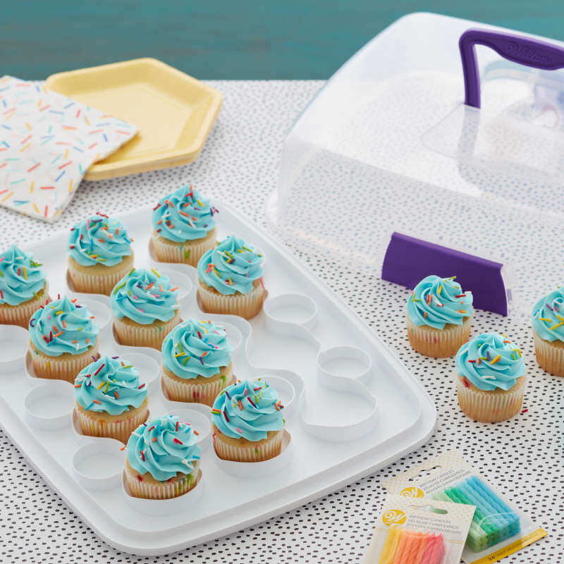 Oblong Cake and Cupcake Caddy
