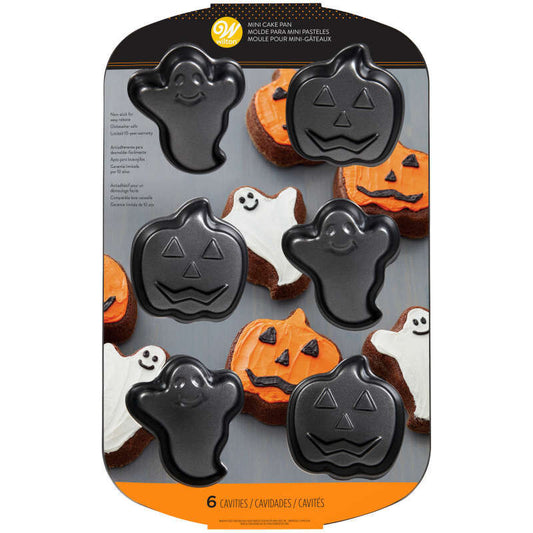Mini Halloween Pumpkin and Ghost Cake Pan