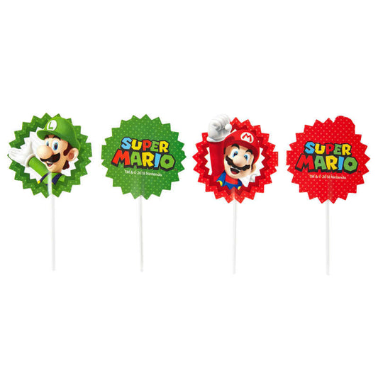 Super Mario Fun Picks, 24 Pack