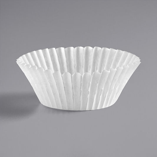 White Baking Cup, Standard Size 4.5", 500 Pack Box