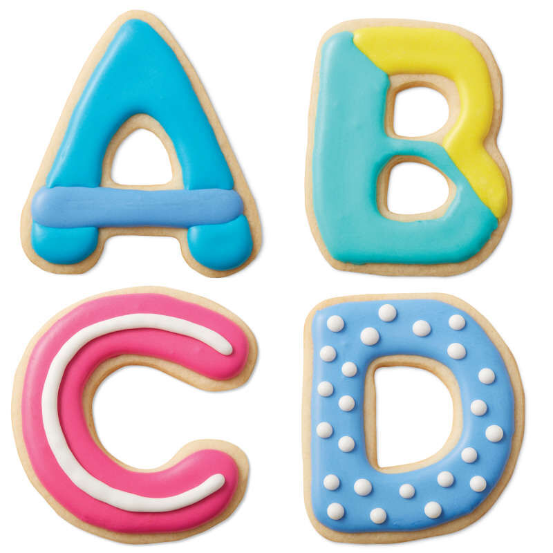 Alphabet & Number Cookie Cutter Set, 50 Piece