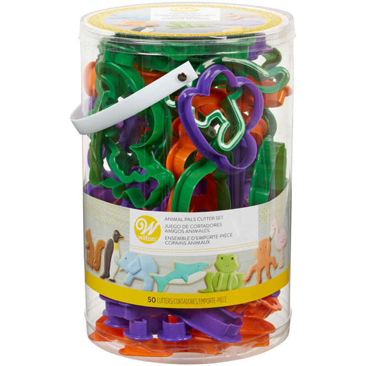 Animal Cookie Cutter Set, 50 Piece
