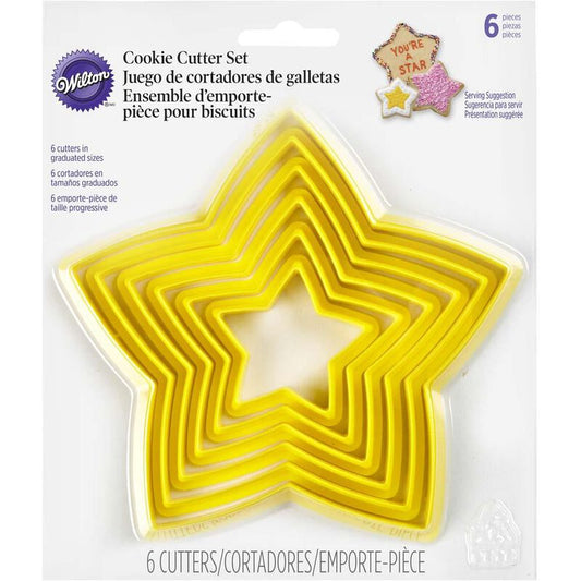 Nesting Star Cutter Set, 6 piece
