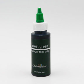 Forest Green Liqui-Gel, 2.3 oz (Chefmaster)