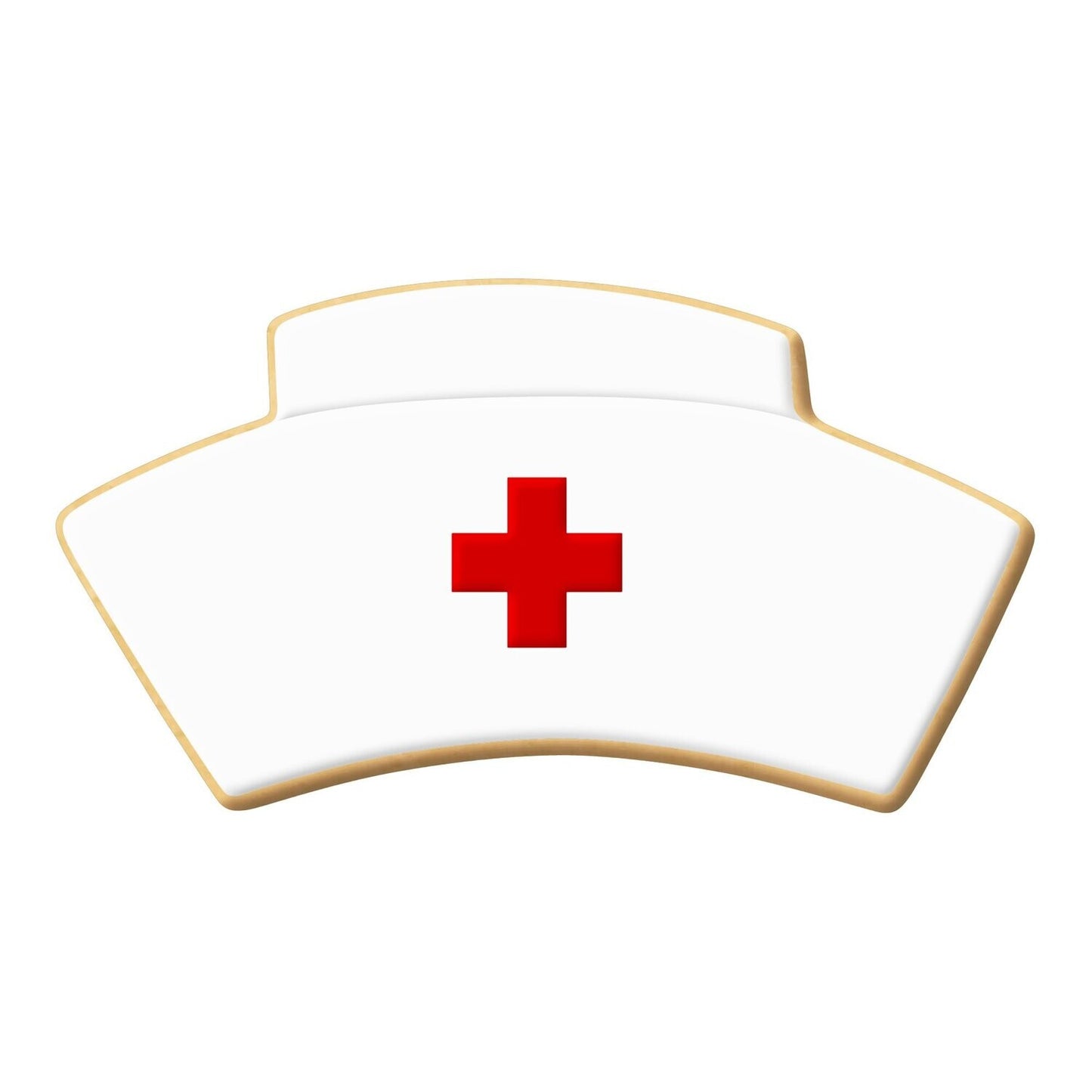 Nurse Hat Cookie Cutter, 4"